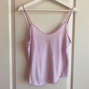 Aritzia Wilfred Lightweight Tank Lilac - MEASUREMENTS IN LISTING